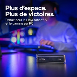 CRUCIAL - P510 - SSD interne - 1 To - PCIe Gen4 NVMe M.2 - Avec d