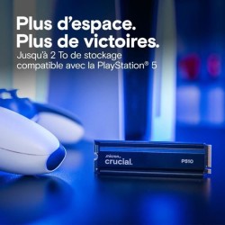 CRUCIAL - P510 - SSD interne - 1 To - PCIe Gen4 NVMe M.2 - Avec d