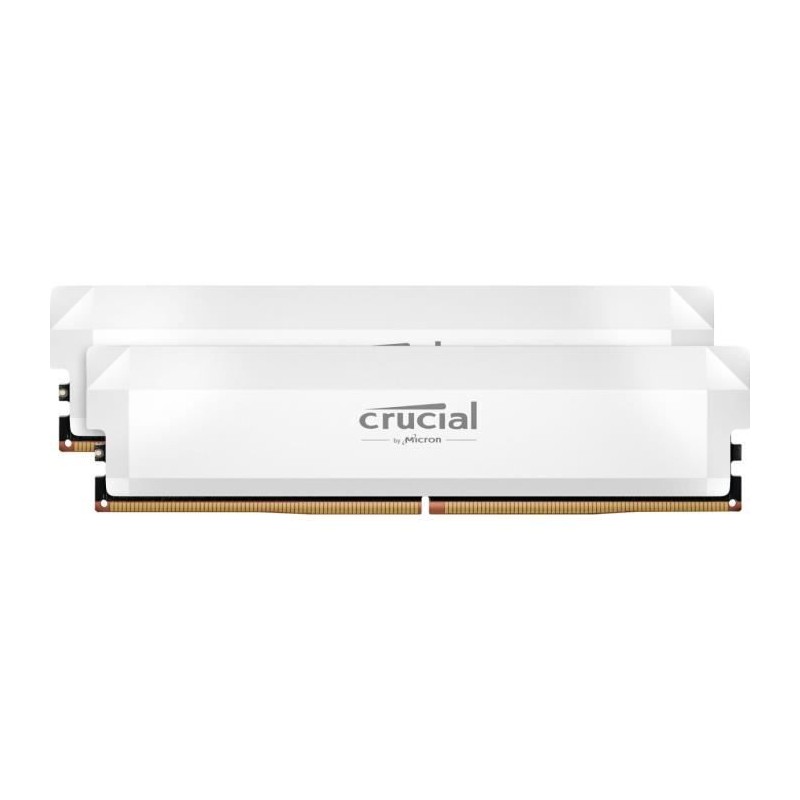 CRUCIAL Mémoire RAM DDR5 PRO - Overclocking Edition - Kit 64GB (2 x 3 CRUCIAL Mémoire RAM DDR5 PRO - Overclocking Edition - Kit 64GB (2 x 3