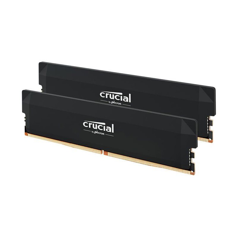 Mémoire RAM - CRUCIAL - DDR5 PRO Overclocking - Kit 32Go (2x16 Go) - Mémoire RAM - CRUCIAL - DDR5 PRO Overclocking - Kit 32Go (2x16 Go) -