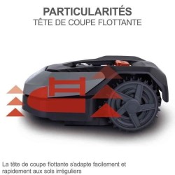 Robot tondeuse connecté 900m2 Scheppach RoboCut XXL900 avec station d