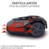 Robot tondeuse connecté 900m2 Scheppach RoboCut XXL900 avec station d