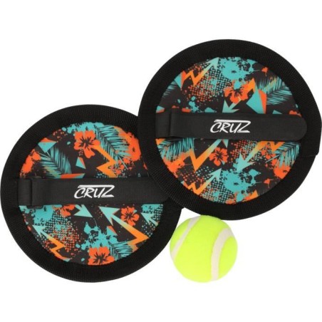Set de balles d'attrape - CRUZ - Néoprene - Dragonne ajustable - Idé