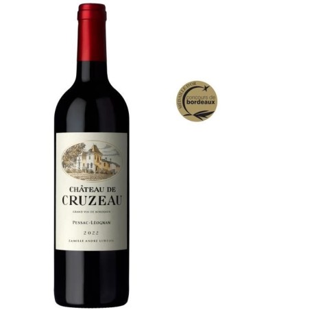 Château de Cruzeau 2022 Pessac-Léognan - Vin rouge de Bordeaux