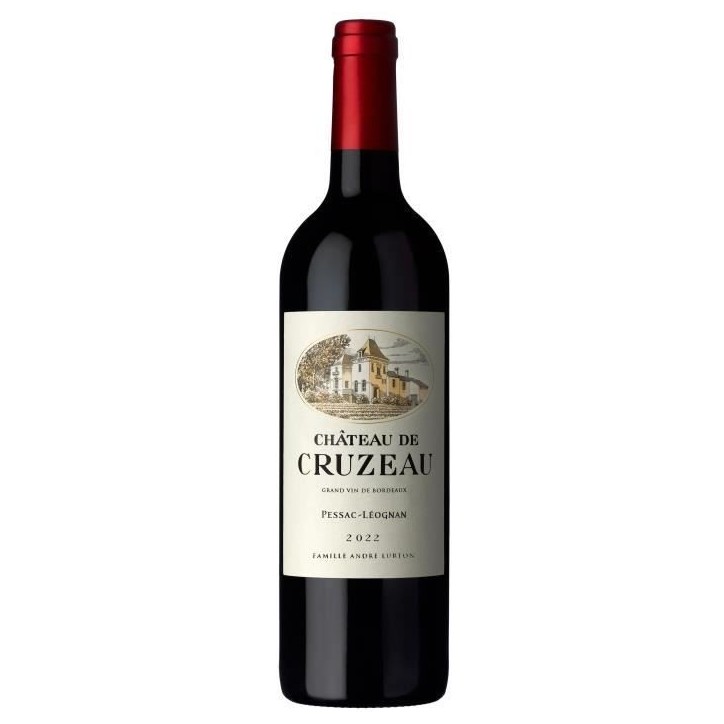 Château de Cruzeau 2022 Pessac-Léognan - Vin rouge de Bordeaux