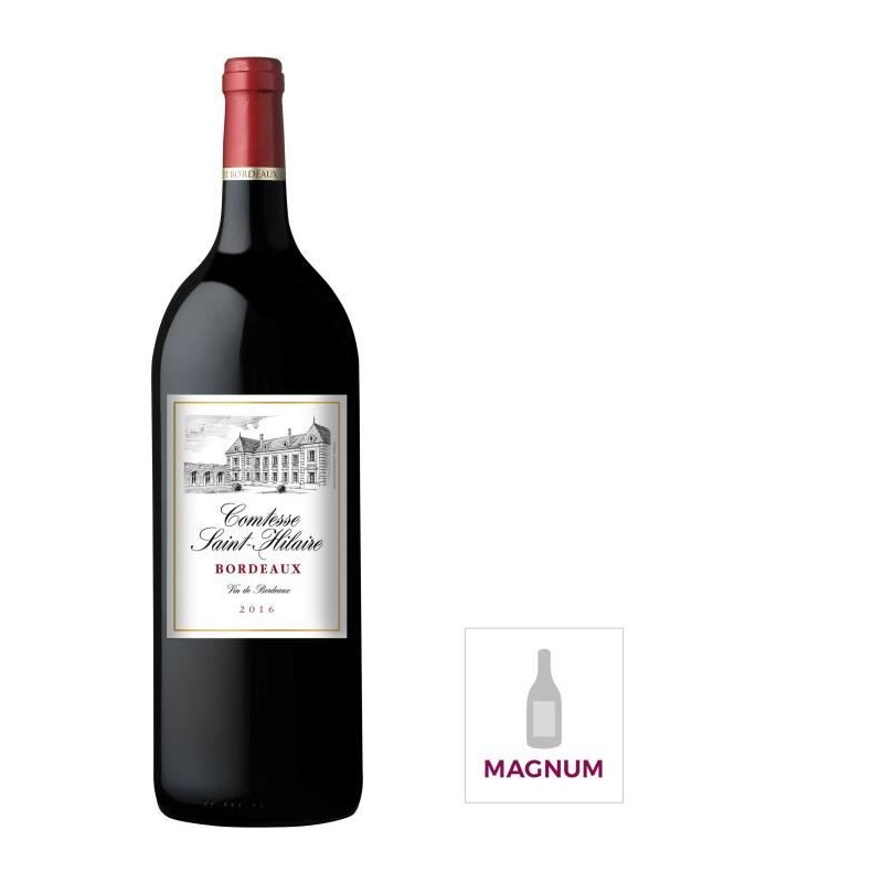 Magnum Comtesse Saint-Hilaire 2016 Bordeaux - Vin rouge de Bordeaux