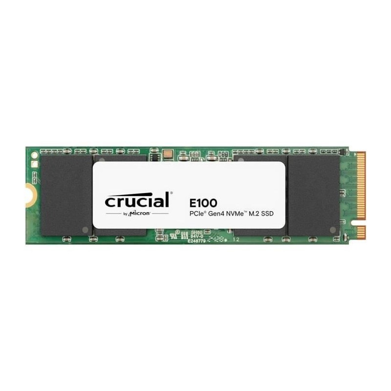 SSD interne - CRUCIAL - E100 - 1 To - PCIe Gen4 NVMe M.2 - Jusqu'a 500 SSD interne - CRUCIAL - E100 - 1 To - PCIe Gen4 NVMe M.2 - Jusqu'a 500