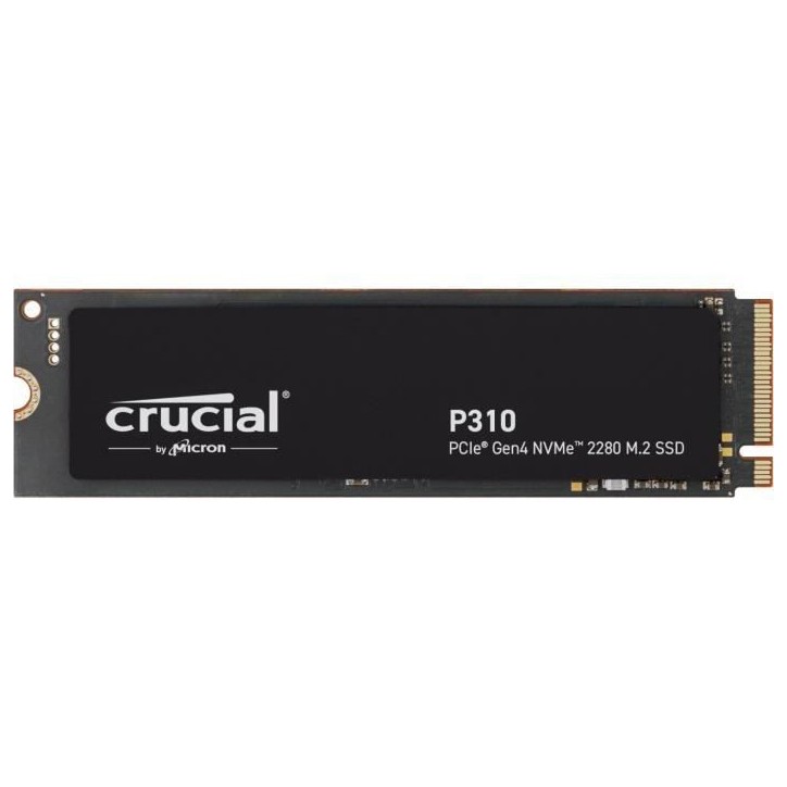 Disque SSD Interne - CRUCIAL - P310 1To PCIe Gen4 NVMe M.2 SSD (CT1000P310SSD8) Disque SSD Interne - CRUCIAL - P310 1To PCIe Gen4 NVMe M.2 SSD (CT1000P310SSD8)