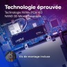 Disque dur SSD CRUCIAL P3 Plus 2 To PCIe 4.0 NVMe M.2 2280