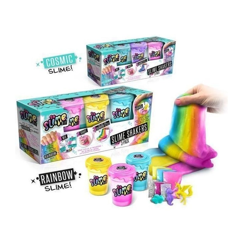 Canal Toys Lot de 3 Slime Shakers Modele aléatoire Cosmic ou Rainbow Canal Toys Lot de 3 Slime Shakers Modele aléatoire Cosmic ou Rainbow
