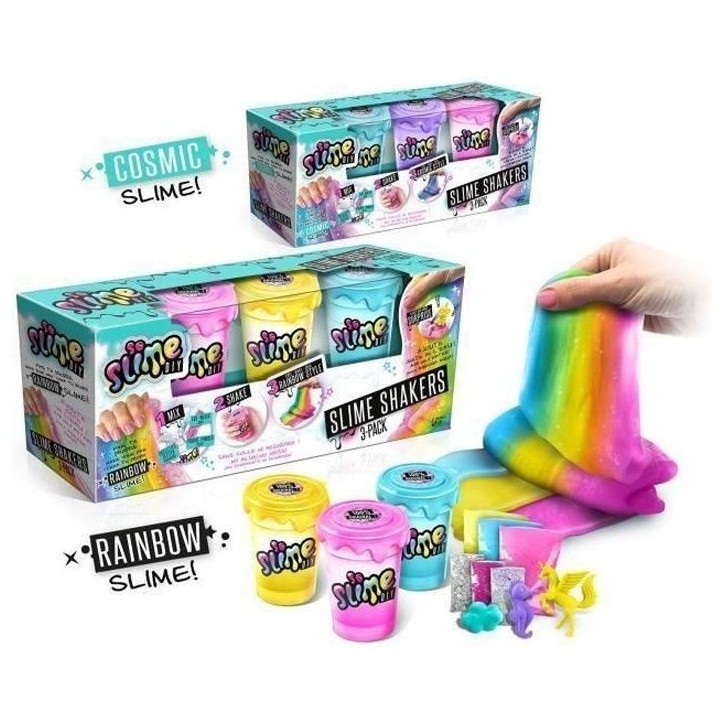 Canal Toys Lot de 3 Slime Shakers Modele aléatoire Cosmic ou Rainbow - Crée tes propres slimes ! Canal Toys Lot de 3 Slime Shakers Modele aléatoire Cosmic ou Rainbow - Crée tes propres slimes !