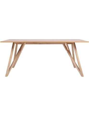 Table a manger - Placage frene - Style Scandinave - L 180 cm - Sawyer