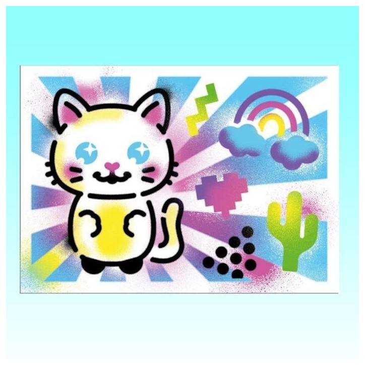 Canal Toys - Airbrush Art - Mallette d'activités avec spray électronique, pochoirs et feutres - AIR 017 Canal Toys - Airbrush Art - Mallette d'activités avec spray électronique, pochoirs et feutres - AIR 017