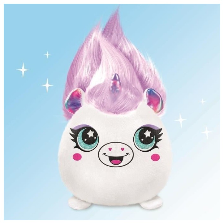 Canal Toys - Airbrush Plush - Peluche Squishy Hair'iffic a coiffer et décorer avec spray électronique, feutres, -AIR 040- a Canal Toys - Airbrush Plush - Peluche Squishy Hair'iffic a coiffer et décorer avec spray électronique, feutres, -AIR 040- a
