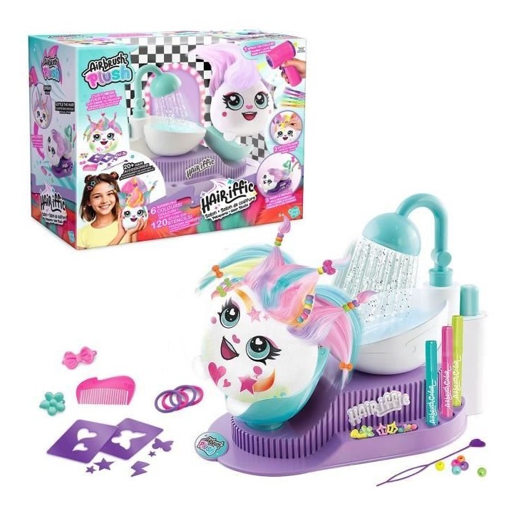 Canal Toys - Airbrush Plush - Salon de coiffure Hair'iffic - AIR 044 Canal Toys - Airbrush Plush - Salon de coiffure Hair'iffic - AIR 044