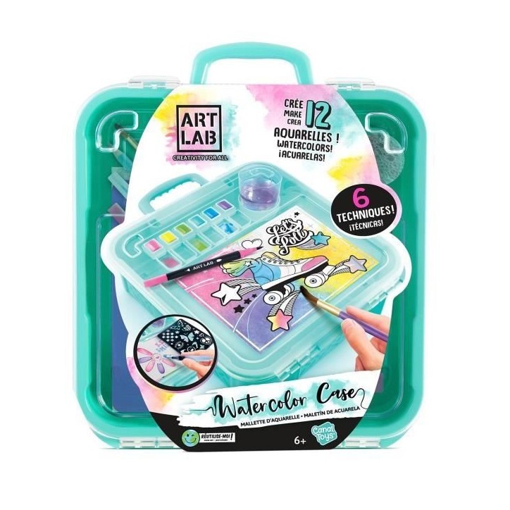 Canal Toys - Art Lab - Mallette d'Aquarelle - ART 012 Canal Toys - Art Lab - Mallette d'Aquarelle - ART 012