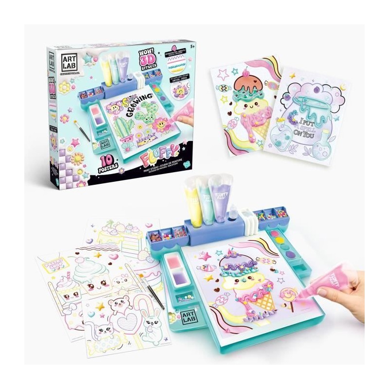 Canal Toys - Art Lab - Studio de Peinture Fluffy Paint - ART 017 Canal Toys - Art Lab - Studio de Peinture Fluffy Paint - ART 017