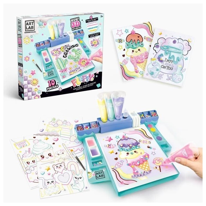 Canal Toys - Art Lab - Studio de Peinture Fluffy Paint - ART 017 Canal Toys - Art Lab - Studio de Peinture Fluffy Paint - ART 017