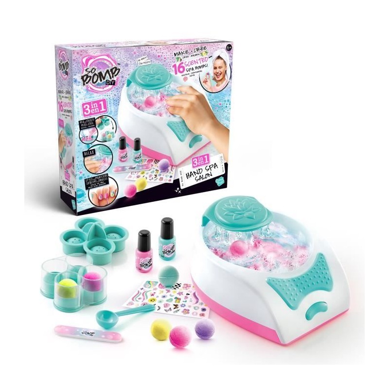 Canal Toys - So Bomb - Salon de Spa pour les Mains 3 en 1 - BBD 050 Canal Toys - So Bomb - Salon de Spa pour les Mains 3 en 1 - BBD 050