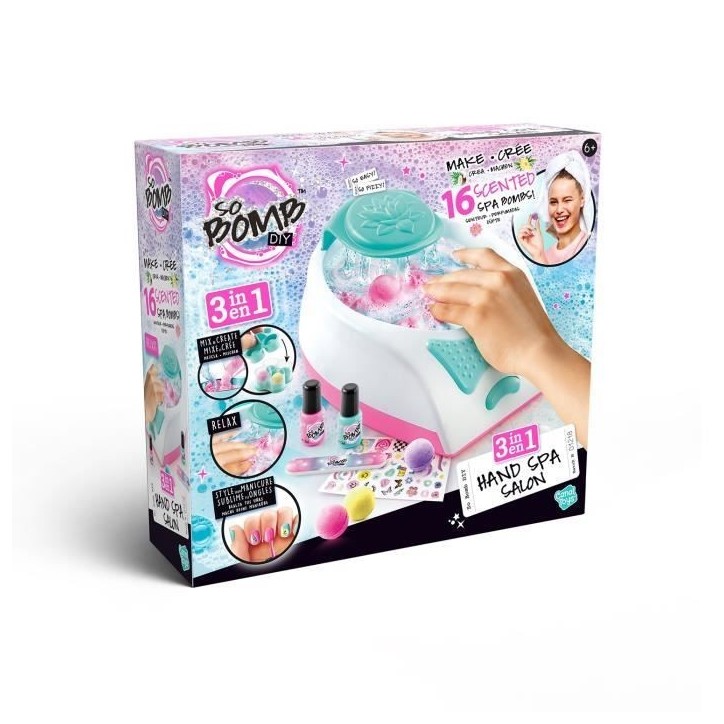 Canal Toys - So Bomb - Salon de Spa pour les Mains 3 en 1 - BBD 050 Canal Toys - So Bomb - Salon de Spa pour les Mains 3 en 1 - BBD 050