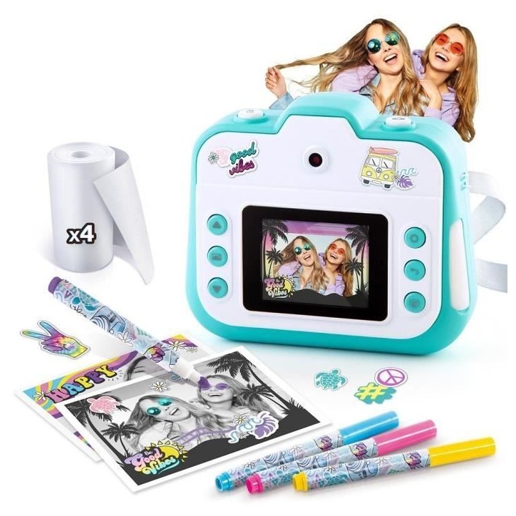 Appareil photo instantané 3 en 1 - CANAL TOYS - CLK 001 - Bleu - A partir de 8 ans