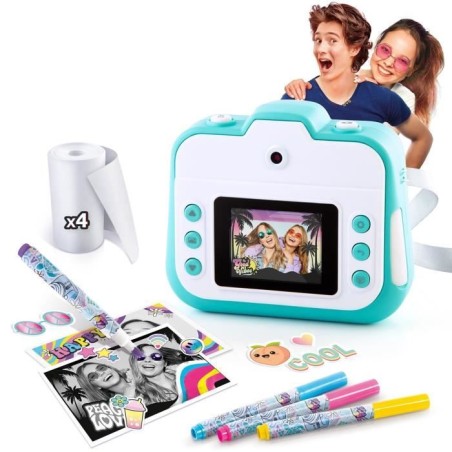 Canal Toys - Creator - Appareil Photo Instantané CLK 001T Turquoise