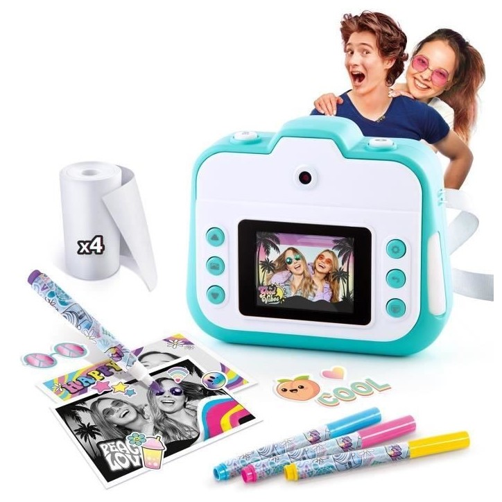 Canal Toys - Creator - Appareil Photo Instantané CLK 001T Turquoise
