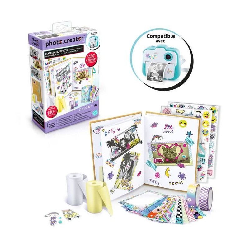 PHOTO CREATOR - Coffret Album Photo pour appareil photo a impression i PHOTO CREATOR - Coffret Album Photo pour appareil photo a impression i