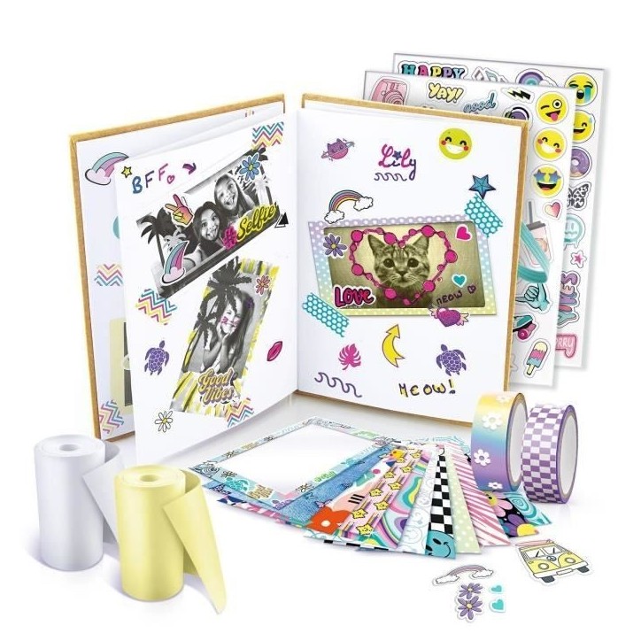 PHOTO CREATOR - Coffret Album Photo pour appareil photo a impression instantanée - Compatible Photo Creator - CLK 007 - Canal T PHOTO CREATOR - Coffret Album Photo pour appareil photo a impression instantanée - Compatible Photo Creator - CLK 007 - Canal T
