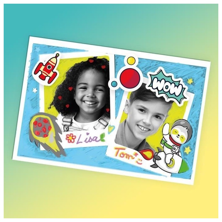 Canal Toys PHOTO CREATOR - Appareil Photo a impression instantanée Junior - Theme fusée - CLK 011 Canal Toys PHOTO CREATOR - Appareil Photo a impression instantanée Junior - Theme fusée - CLK 011