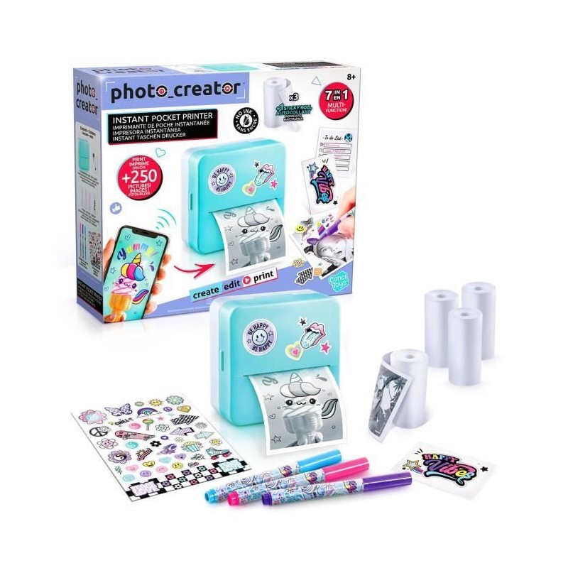 Canal Toys - Imprimante Instantanée de Poche Photo Creator - Impressi
