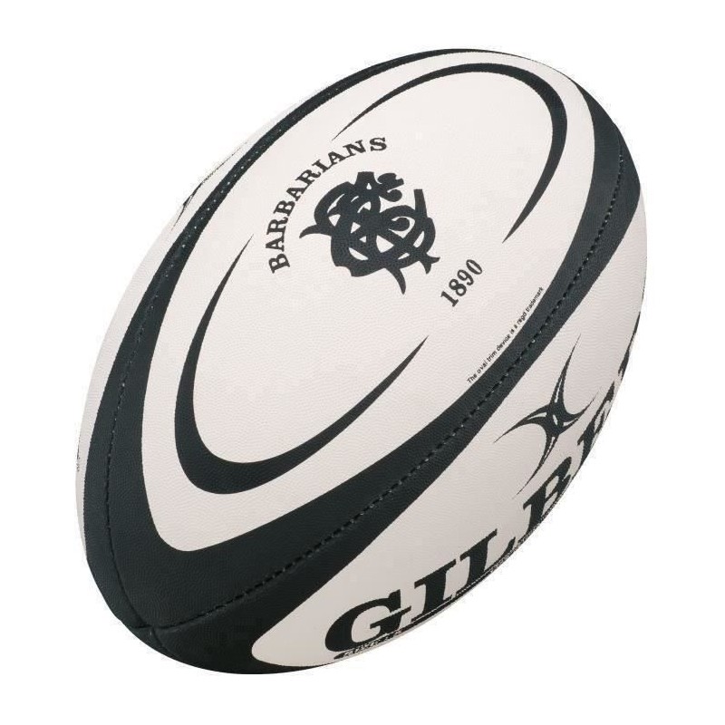 GILBERT Ballon de rugby REPLICA - Barbarians - Taille 5 GILBERT Ballon de rugby REPLICA - Barbarians - Taille 5