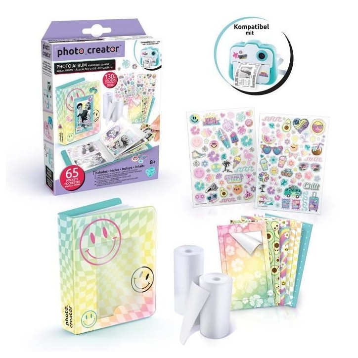 Canal Toys Coffret Album Photo pour appareil photo a impression instantanée -