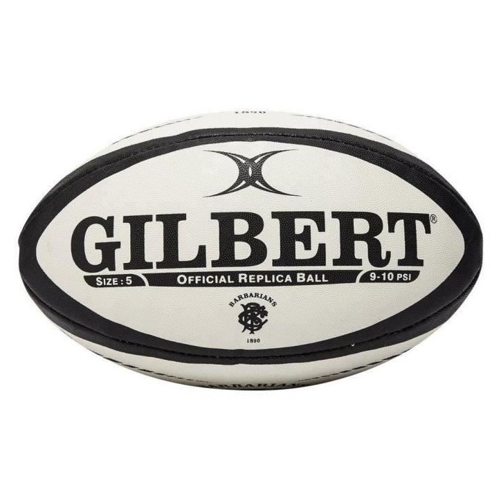 GILBERT Ballon de rugby REPLICA - Barbarians - Taille 5 GILBERT Ballon de rugby REPLICA - Barbarians - Taille 5