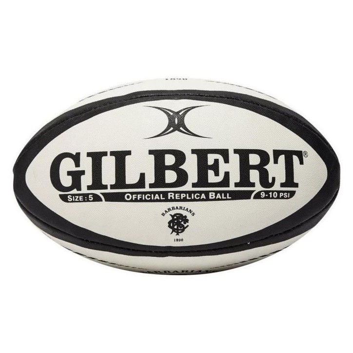 GILBERT Ballon de rugby REPLICA - Barbarians - Taille 5 GILBERT Ballon de rugby REPLICA - Barbarians - Taille 5