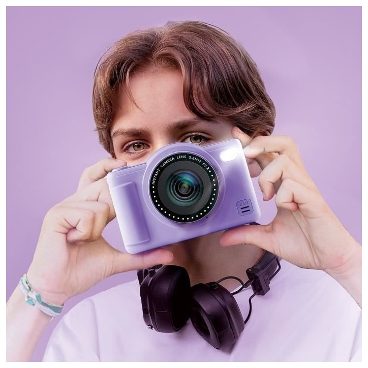 Canal Toys - Photo Creator -Appareil Photo Numérique Pop Couleur Violet- Avec carte SD 8Go incluse - CLK 041 Canal Toys - Photo Creator -Appareil Photo Numérique Pop Couleur Violet- Avec carte SD 8Go incluse - CLK 041