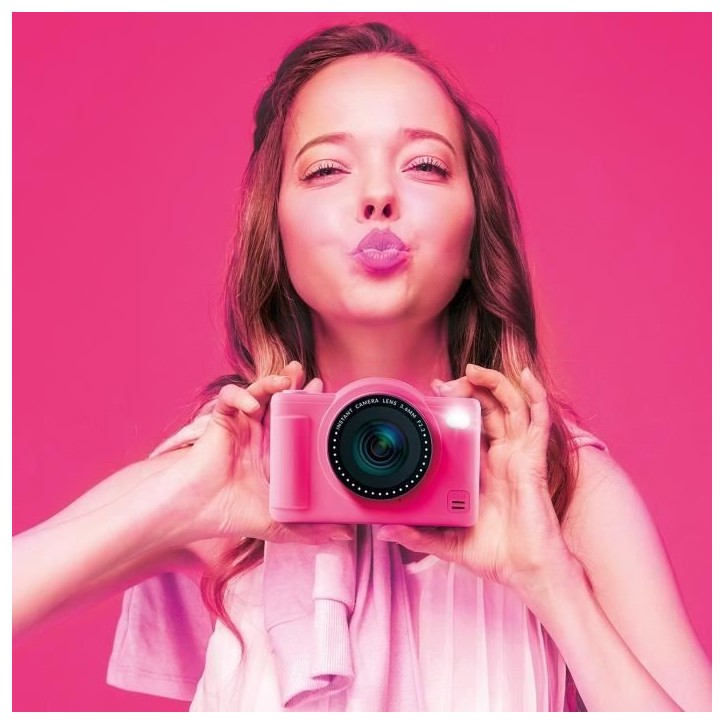 Canal Toys - Photo Creator -Appareil Photo Numérique Pop Couleur Rose- Avec carte SD 8Go incluse - CLK 042 Canal Toys - Photo Creator -Appareil Photo Numérique Pop Couleur Rose- Avec carte SD 8Go incluse - CLK 042