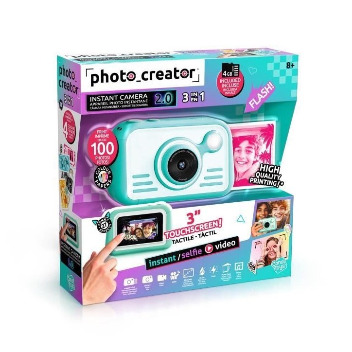 Canal Toys - Creator -Appareil Photo Instantané Papier Photo - CLK 046 Canal Toys - Creator -Appareil Photo Instantané Papier Photo - CLK 046