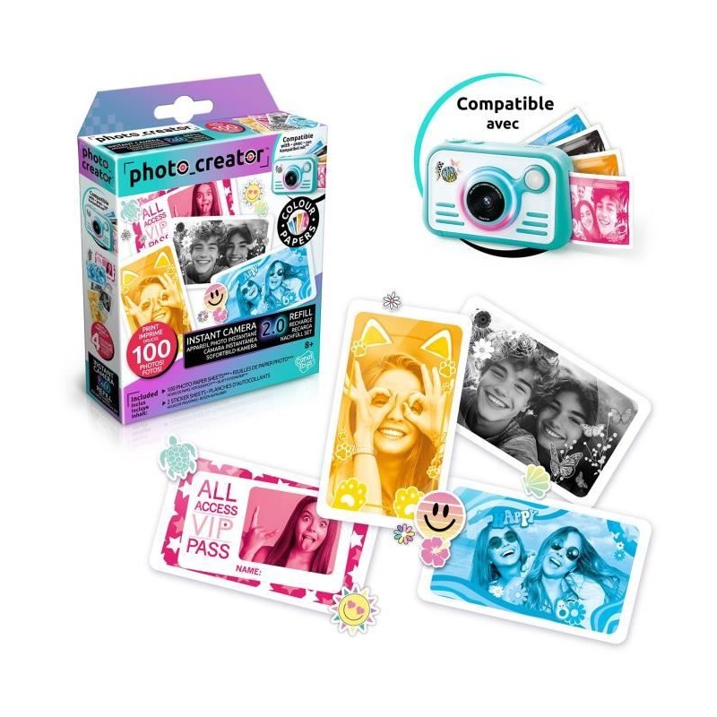 Canal Toys - Creator - Recharge pour Appareil Instantané avec Papier Canal Toys - Creator - Recharge pour Appareil Instantané avec Papier