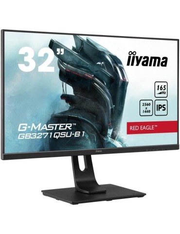 Ecran PC Gamer - IIYAMA G-Master Red Eagle - 31,5 WQHD - Dalle IPS - 1 ms - 165 Hz - HDMI / DisplayPort / USB 3.0 - AMD FreeSync