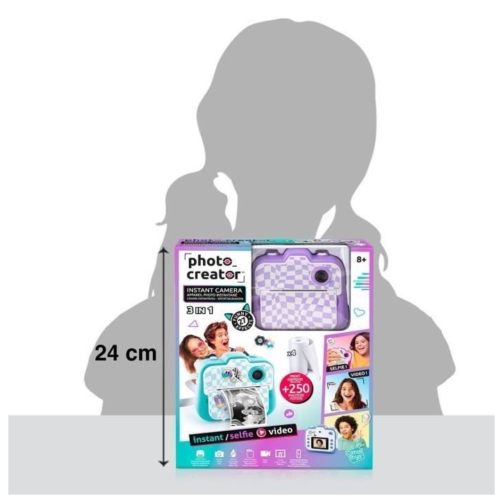 Canal Toys - Creator - Appareil Photo Instantané - Violet - CLK 056 Canal Toys - Creator - Appareil Photo Instantané - Violet - CLK 056