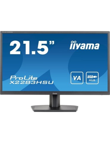 Ecran PC - IIYAMA ProLite X2283HSU-B1 - 21.5 FHD - Dalle VA - 1 ms - 75Hz - HDMI / DisplayPort / USB - Freesync