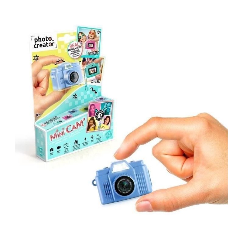 Canal Toys - Photo Creator - Appareil Photo Numérique Mini Cam' Bleu- Canal Toys - Photo Creator - Appareil Photo Numérique Mini Cam' Bleu-