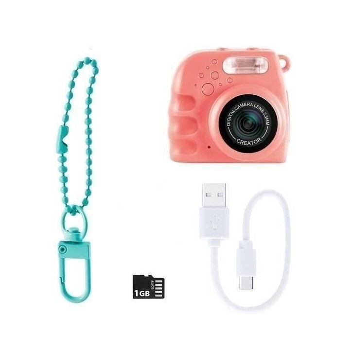 Canal Toys – Photo Creator – Appareil Photo et Vidéo Numérique Mini Cam' – Instant - avec Porte-clé et Carte SD 1Go Inc Canal Toys – Photo Creator – Appareil Photo et Vidéo Numérique Mini Cam' – Instant - avec Porte-clé et Carte SD 1Go Inc