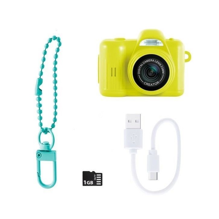 Canal Toys – Photo Creator – Appareil Photo et Vidéo Numérique Mini Cam' – Pro - avec Porte-clé et Carte SD 1Go Incluse Canal Toys – Photo Creator – Appareil Photo et Vidéo Numérique Mini Cam' – Pro - avec Porte-clé et Carte SD 1Go Incluse