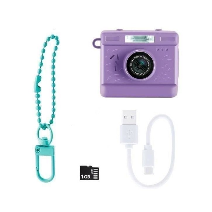 Canal Toys – Photo Creator – Appareil Photo et Vidéo Numérique Mini Cam' – Vintage - avec Porte-clé et Carte SD 1Go Inc Canal Toys – Photo Creator – Appareil Photo et Vidéo Numérique Mini Cam' – Vintage - avec Porte-clé et Carte SD 1Go Inc