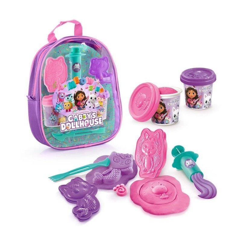 Canal Toys - GABBY ET LA MAISON MAGIQUE - Sac a dos de pâte a modeler Canal Toys - GABBY ET LA MAISON MAGIQUE - Sac a dos de pâte a modeler