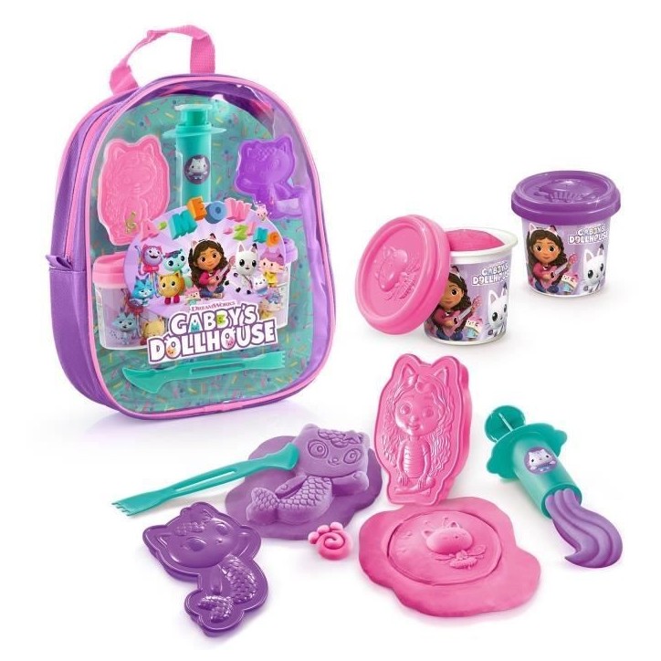 Canal Toys - GABBY ET LA MAISON MAGIQUE - Sac a dos de pâte a modeler - GAB 002 Canal Toys - GABBY ET LA MAISON MAGIQUE - Sac a dos de pâte a modeler - GAB 002