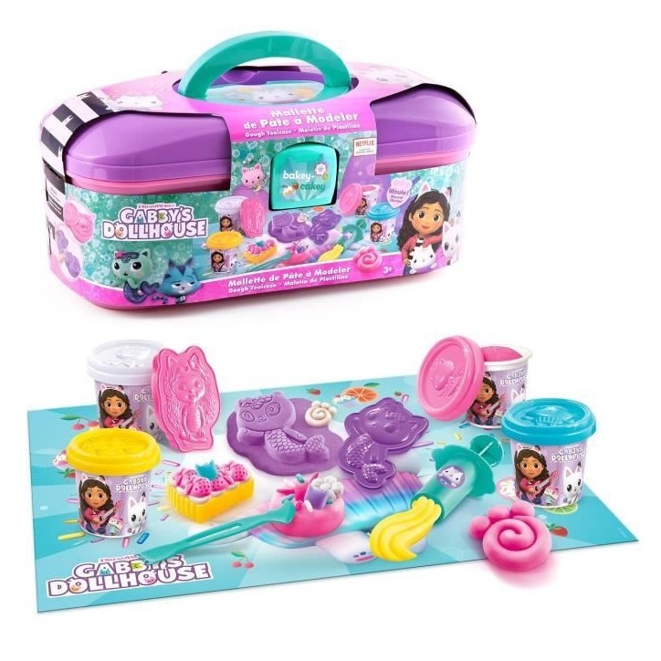 Canal Toys - GABBY ET LA MAISON MAGIQUE - Mallette de pâte a modeler - GAB 003
