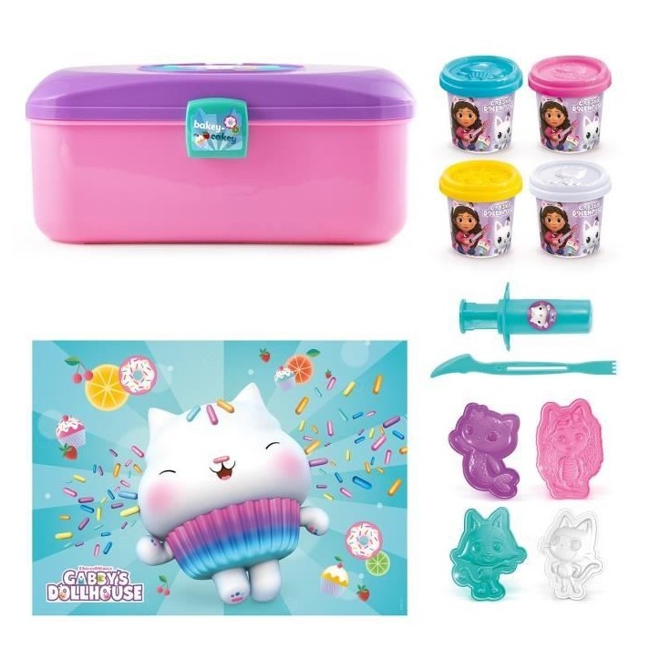 Canal Toys - GABBY ET LA MAISON MAGIQUE - Mallette de pâte a modeler - GAB 003